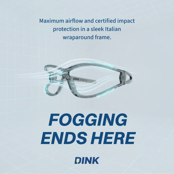 Why Pickleball Players Hate Foggy Glasses and How The Shield Solves the Airflow Problem