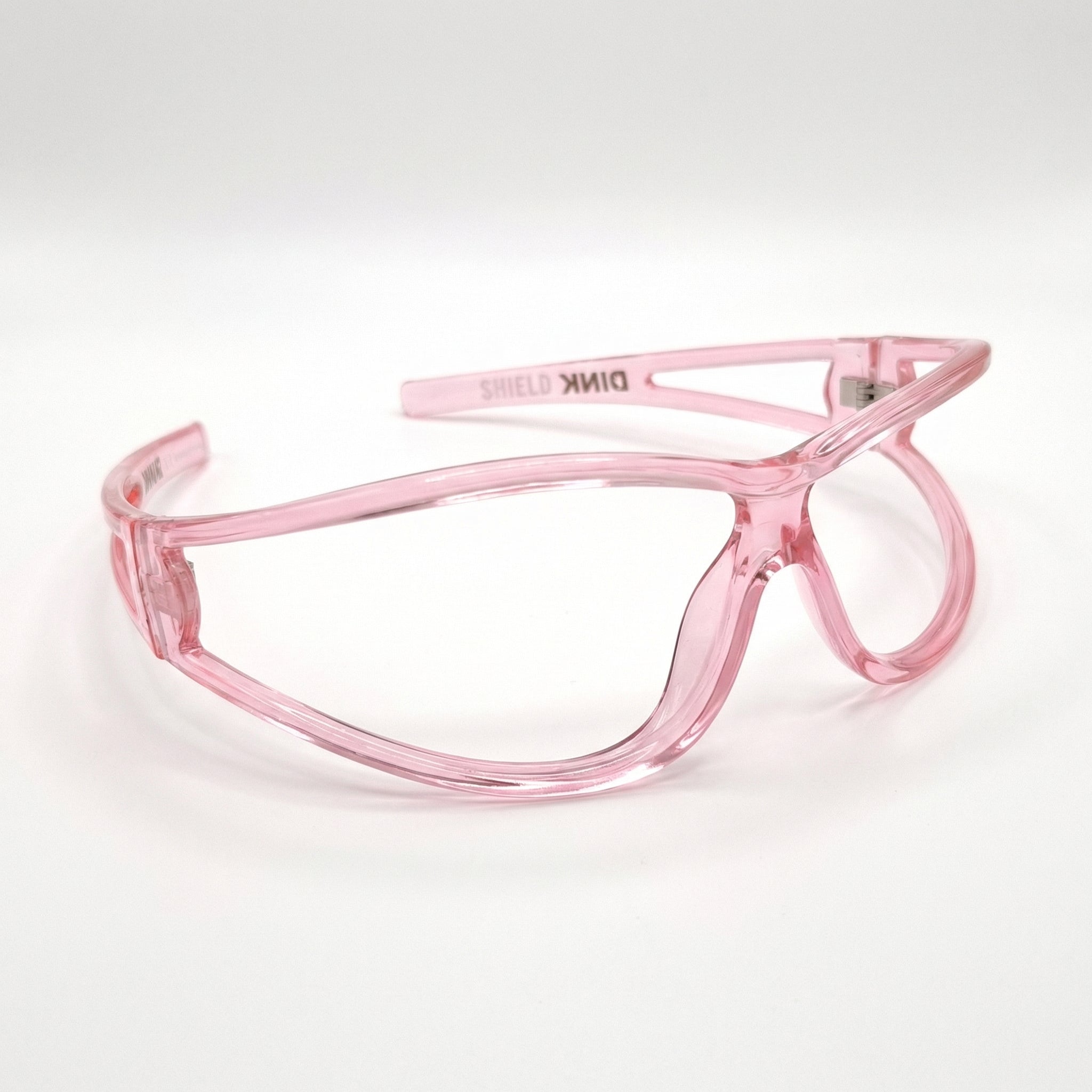 Pink Matte Pickleball Shield – Fog-Free Sport Glasses | Dink Eyewear
