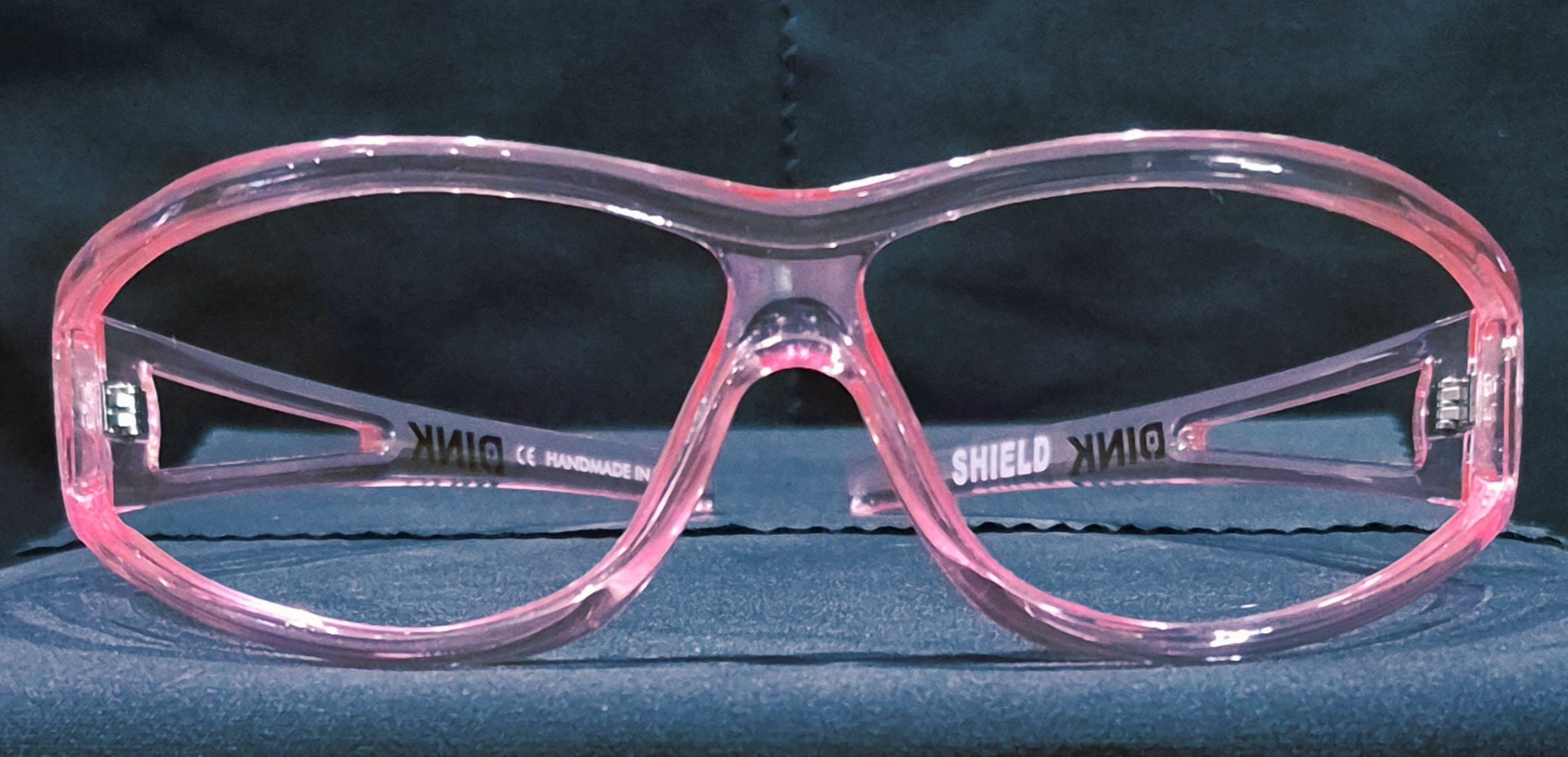 Pink Crystal Pickleball Shield – Fog-Free Sport Glasses | Dink Eyewear
