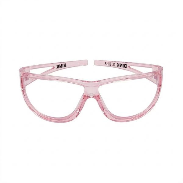 Pink Crystal Pickleball Shield – Fog-Free Sport Glasses | Dink Eyewear